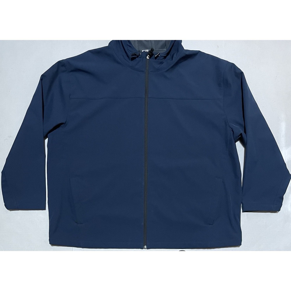HB Harbor Bay by DXL Men's 3XL Hooded Soft Shell Jacket‎ Fleece Full Zip Hoodie